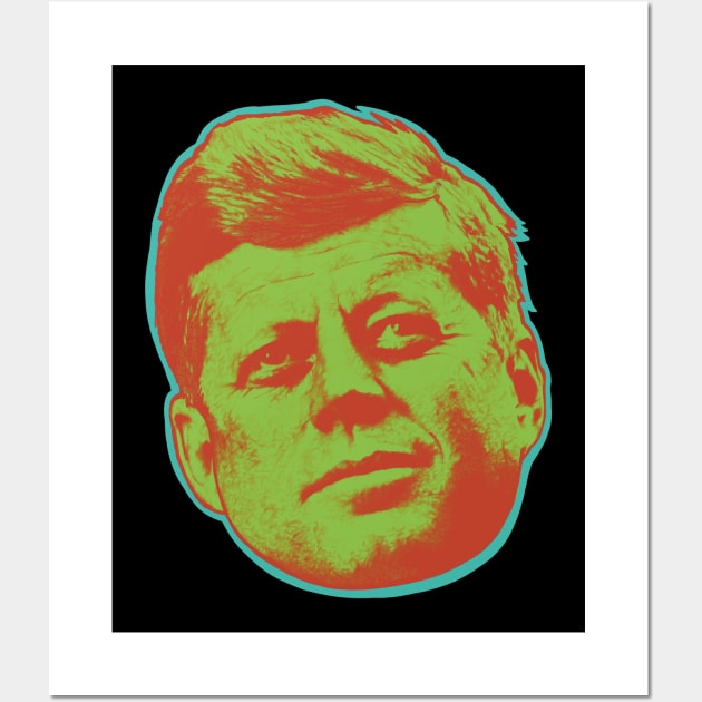 John F. Kennedy Wall Art by Art from the Blue Room